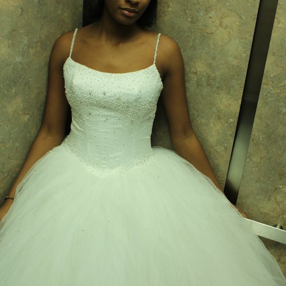 Signature by Robbie Bee Tulle Beaded Ballgown - Picture 2 of 16